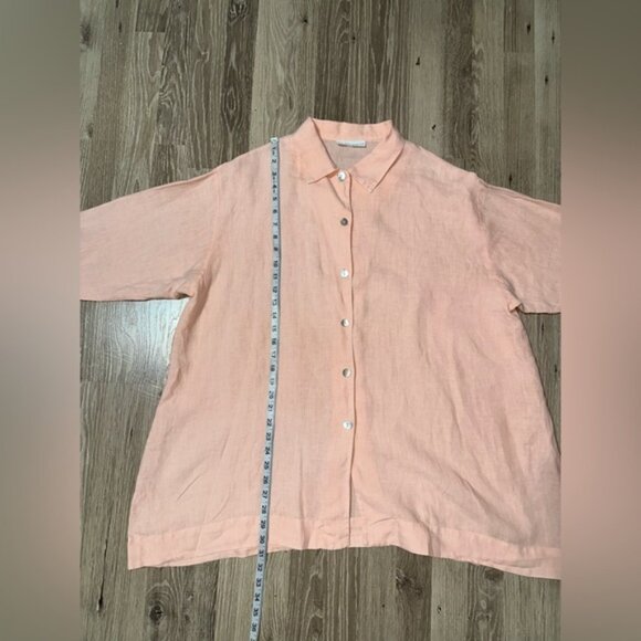 Bryn Walker Linen Tunic Swing Top Relaxed Lagenlook‎ Size Large Med - Picture 7 of 9